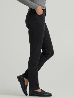 Women's Legendary High Rise Slim Straight Jean in Rough Ride alternative view 3