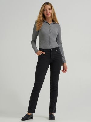 Women's Legendary High Rise Slim Straight Jean in Rough Ride main view