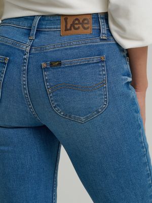 Women's Legendary High Rise Slim Straight Jean in On The Move alternative view 4