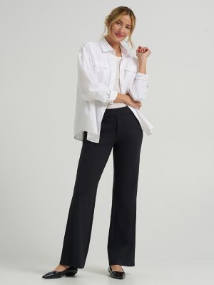 Women's Pull On Bootcut Pant in Unionall Black