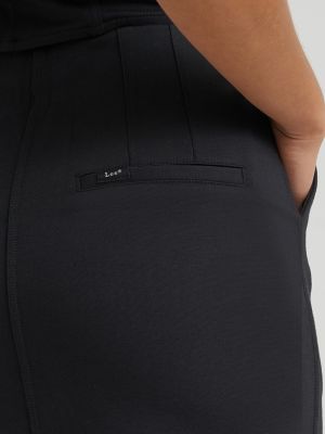 Women's High Rise Pull On Knit Pencil Skirt