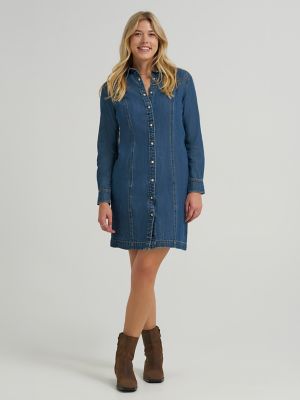Women's Western Button Down Dress