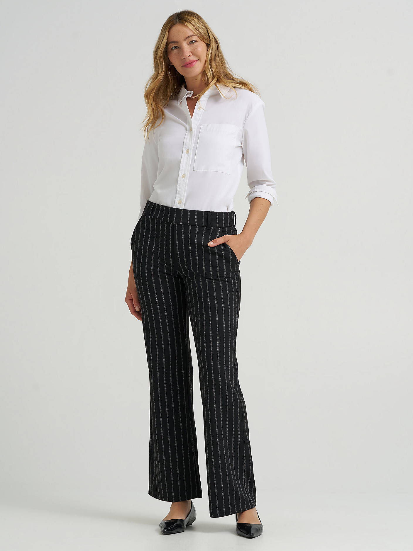 pull on dress pants for women Womens Wide Leg Work Elastic High Waisted Pants Flowy Pleated Business Casual Trousers Pants with Pockets Lightweight Loose Fit Slacks Drape Palazzo Versatile Suit Pants at Amazon Women's Chic Redefined Ladies Pull On Dress Pants