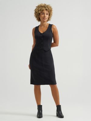 Lee Women's Vest, Sizes Xs-xxl, Size: Medium, Black
