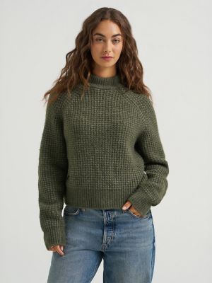 Women's Waffle Knit Sweater