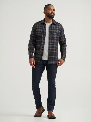 Men's All Purpose Button Down Shirt in Unionall Black Plaid alternative view 3