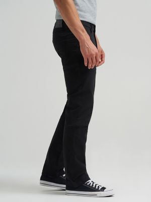 Men's Regular Straight Twill Pant in Black alternative view 3