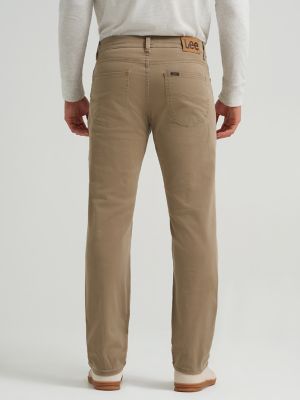 Men's Regular Straight Twill Pant in Cougar alternative view 2