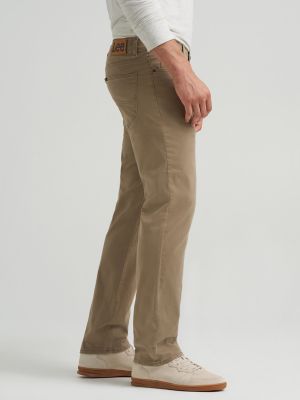 Men's Regular Straight Twill Pant in Cougar alternative view 3