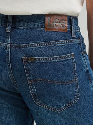 Men's Distressed 100% Cotton Relaxed Straight Jean in Bea alternative view 4