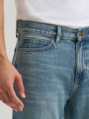 Men's Distressed 100% Cotton Relaxed Straight Jean in Savior alternative view 5