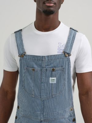 omon Railroad Stripe Overall Toddler Boys 2t-4t - Dark Wash