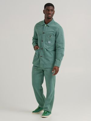 ジャケット・アウター 60s LEE STRIPE WORK JACKET 40 Lee Men's Workwear Loose Fit Chore Coat, Railroad, Small : Amazon