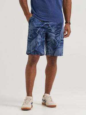 Mens Extreme Motion Short:Lake Blue Leaf:34 alternative view