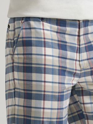 Men's Extreme Motion Short in Slate Gray Plaid
