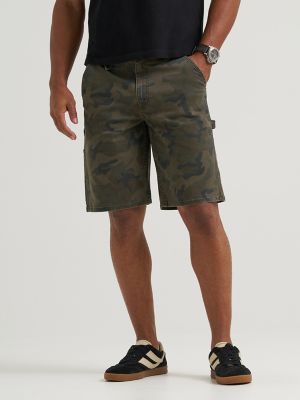 Mens Legendary Workwear Carpenter Short:Olive Camo:42 alternative view