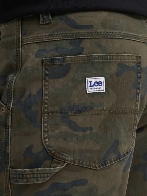 Mens Legendary Workwear Carpenter Short:Olive Camo:42 alternative view 4