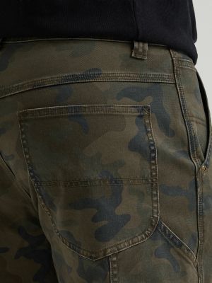 Mens Legendary Workwear Carpenter Short:Olive Camo:42 alternative view 5