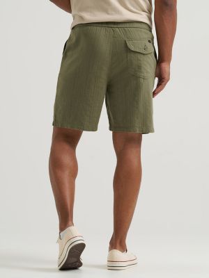 Men's Legendary Loose Drawstring Panama Short in Mercantile Green