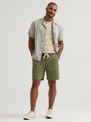 Men's Legendary Loose Drawstring Panama Short in Mercantile Green