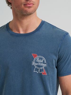 Lee Men's Short Sleeve Pabst Graphic Tee, Sizes S-3xl, image size:1460x1947