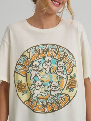 Women's Grateful Dead Graphic Tee in Soybean alternative view 2