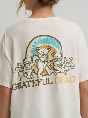 Women's Grateful Dead Graphic Tee in Soybean alternative view 3