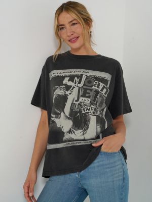 【90s】JOAN JETT Tシャツ US/Mサイズ M&O Knits Vintage Joan Jett & the Blackhearts T Shirt - Etsy