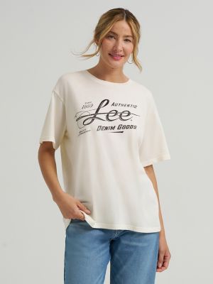 ◆LEE◆ Lee Jeans Graphic Long Sleeve T-Shirt Navy Men's T-Shirts | Graphic T-Shirts | Lee®