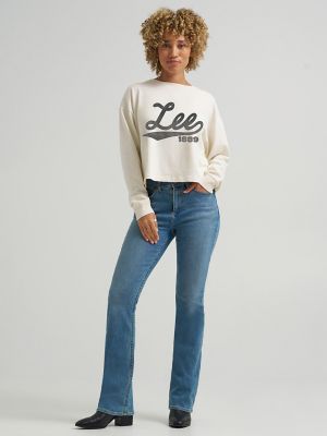 Women's 89' Crew Neck Sweatshirt | SALE | Lee®