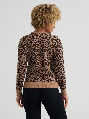 Women's Leopard Print Sweater | SALE | Lee®