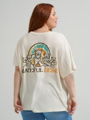 Women's Grateful Dead Graphic Tee (Plus) in Soybean alternative view
