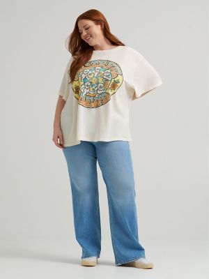 Women's Grateful Dead Graphic Tee (Plus) in Soybean alternative view 3