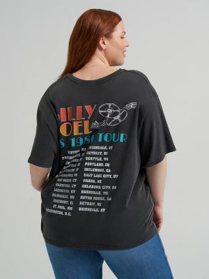 Women's Billy Joel Graphic Tee (Plus) in Jet Black alternative view