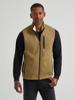 Men's Full Zip Fleece Sweater Vest