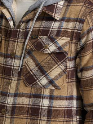 ジャケット・アウター LYFT OVERSIZE FLANNEL SHIRT LYFT OVERSIZE FLANNEL SHIRT - BLACK 【公式通販】