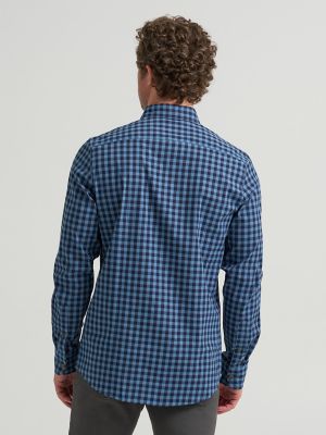 Men's Plaid Woven Button Down Shirt