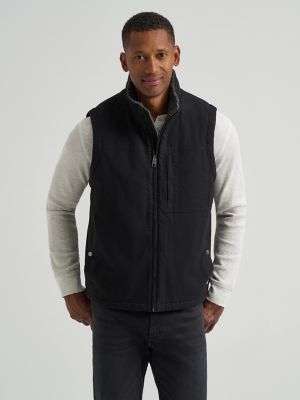 Men's Sherpa Lined Ripstop Vest