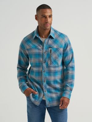 Men's Flannel Button Down Work Shirt