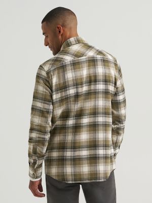 Men's Flannel Button Down Work Shirt