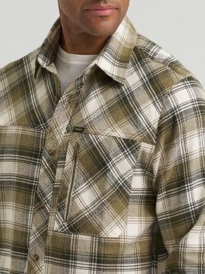 Men's Flannel Button Down Work Shirt