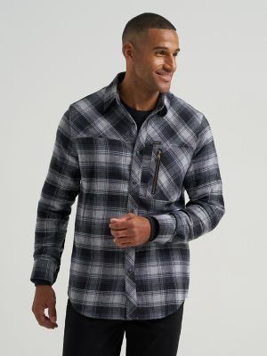 Men's Flannel Button Down Work Shirt
