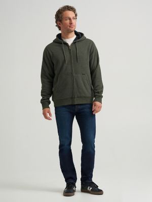 Men's Drop Needle Sherpa Lined Jacket in Rosin