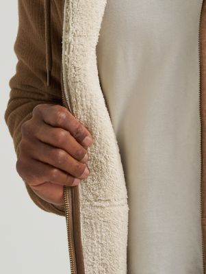 Men's Drop Needle Sherpa Lined Jacket