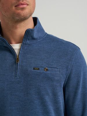 りーる1 Men's Ultra Soft Quarter Zip Mock Neck Sweater | SALE | Lee®