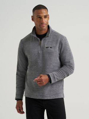 Men's Ultra Soft Quarter Zip Mock Neck Sweater
