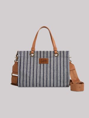 Women's Stripe Logo Handbag