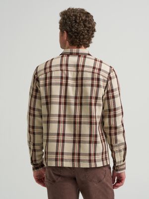 Men's Relaxed Fit Plaid Overshirt