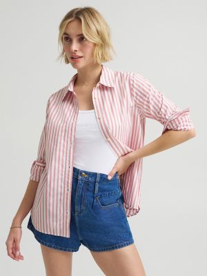 Women's 100% Cotton High Rise Flirty Denim Short