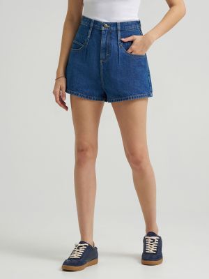 Women's 100% Cotton High Rise Flirty Denim Short